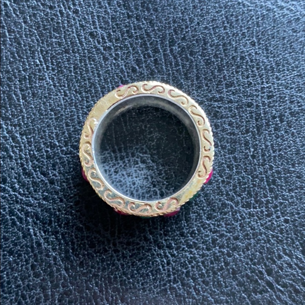 Fantastic Multi-Color Ruby & Emerald Gemstone Ste… - image 7